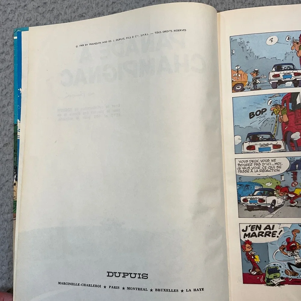 Dupuis Spirou et Fantasio 19 Panade a Champignac French 1969 Good Franquin Comic